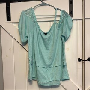 Torrid Light Blue Top Size 1